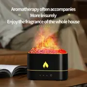 250ml USB Air Humidifier Essential Oil Aroma Diffuser 3D Flame Mist Home Decor