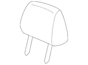 Genuine Honda Headrest 81140-S9A-L52ZA (for: Honda)