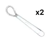 Fox Run Stainless Steel 8-Inch Flat Coil Whisk (2-Pack)
