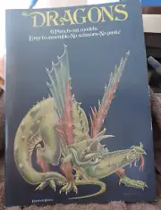 DRAGONS 6 PUNCH OUT MODELS EASY TO ASSEMBLE NO SCISSORS NO PASTE BOOK