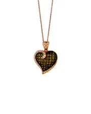 Le Vian Chocolate Hearts 14K Rose Gold 1.32 ct. tw. Diamond Pendant