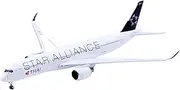 Pre-Built Model Aircraft 16CM for Thai Airways A350-900 HS-THQ Miniature Aircraft 1:400 Scale Metal Airplane Model with Base Miniature Airplane Model