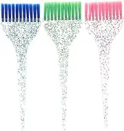 Outanaya Hair Dye Applicator Brush 3pcs Highlighting Tool for Easy and Clean Coloring