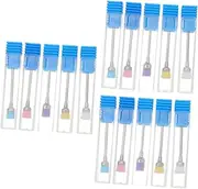 FOMIYES 3sets Carbide Nail Tool Cleaner Nail Drill Brush Reusable Dust Cleaner 5pcs*3