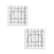 Nachtmann Square 8 Plates, Set of 2