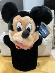 Vintage Mickey Mouse Hand Puppet Plush APPLAUSE Disney Great Condition