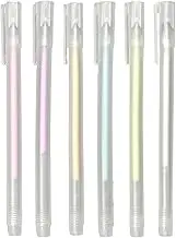 6 Pack Quick Drying Color Spot Glue Pen, Quick Dry Roller Glue Pens,Craft Glue Supplies Glitter Pens,Quick Dry Scrapbook Glue Pen for Kids School Crafts Supplies