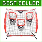 Compact 6 x 6 ft Football Net with Target Pockets for Enhanced Passing Accuracy