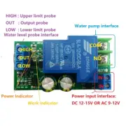 12V 30A Water Level Automatic Controller Liquid Sensor Switch Solenoid Motor