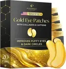 PLANTIFIQUE Gold under Eye Patches for Puffy Eyes | 20 Pairs | Valentines Day...