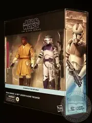 DEFLECTOR DC® Star Wars The Black Series Mace Windu & 187th Clone DISPLAY CASE