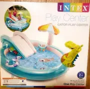 Intex Gator Play Center Pool Water Side Sprinkler NEW NIB Summer Fun Inflatable