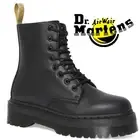 Dr. Martens Women's Jadon II Mono Vegan 8 Eye Boots Shoes Platform - Black