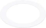 uxcell 2.2" ID 2.99" OD Goof Rings for Recessed Light, Gloss White Goof Metal Trim Ring Lighting Fixture for Ceiling Wall Recessed Can Downlights