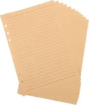 SHINEOFI A5 Paper Notebook Insert 80 Sheets Ruled Paper Refill for Journal School Planner