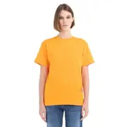 Replay Womens Basic Tee Shirts Regular Fit T-Shirt In Jersey Orange