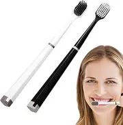 Jvjggag Manual Toothbrushes,Soft Tooth Brush - Bad Breath Remover Deep Cleaning Wide Head Tool for Women, Men, Students, Couples, Family, Friends