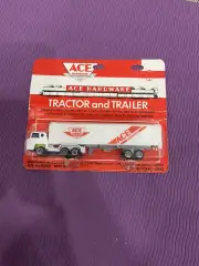 Ace Hardware Tractor & Trailer Plastic & Diecast Hong Kong 1/100 Scale