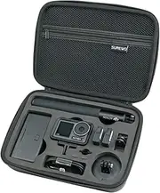 SUREWO Surface-Waterproof DJI Osmo Action 5 Pro Carrying Case,Travel Portable Bag Compatible with DJI Osmo Action 5 Pro/4/3 Adventure Combo Accessories