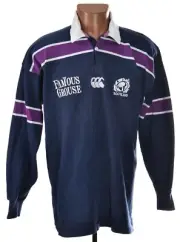 SCOTLAND 1999/2000 HOME RUGBY UNION SHIRT SIZE XL FAMOUS GROUSE