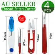 4 PCS Thread Stitch Cutter Stitching Seam Ripper Unpicker Craft Sewing Tool AU