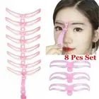Eyebrow Definition Shaping Template Eyebrow Stencils Kit Brow Grooming Card