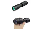 Super Telephoto Zoom Monoculars 4K 10300X40Mm Waterproof and AntiFog Night Vision Monoculars, Equipped with Smartphone Holder and Tripod(Black)
