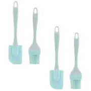 4 Pcs Handled Baking Scraper Tool Cake Decorating Kit Pans Bakeware