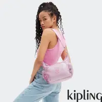 在飛比找Yahoo奇摩購物中心優惠-Kipling 金屬粉紫輕巧多袋實用側背包-GABB S