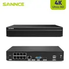 Sannce 4K 8 Channel NVR Recorder Smart Playback for PoE Security Camera System