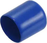 uxcell 15pcs Rubber End Caps 28mm ID Vinyl Round Tube Bolt Cap Cover Screw Thread Protectors Blue