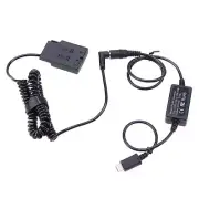 USB-C Type-C to EN-EL14 Dummy Battery Power Adapter Cable for Nikon D5600 D3500