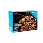 Lytworx 400 Buds Solar Fairy Lights Warm White LED Christmas 39.9 m Garden Light