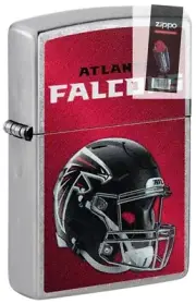 Zippo 48419 NFL Atlanta Falcons Helmet Lighter + FLINT PACK