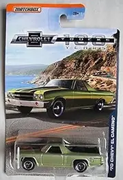 [Matchbox] 1:69 SCALE DIE CAST CHEVROLET 100 YEARS TRUCKS, GREEN '70 CHEVY EL CAMINO