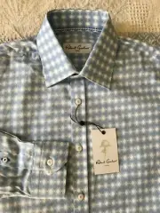 nwt ROBERT GRAHAM {38/15} JESS Long Sleeve Button Down Shirt