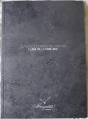 BREGUET Softcover Booklet Classique Double Tourbillon Quai De L'Horloge