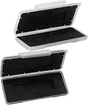2Pcs Hard Drive Protective Storage Box Shockproof Durable Enclosure for Hard Disk Carrying Case for Safe Organized Storage