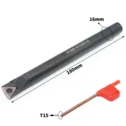 95° S16Q-STUCR16 16×180mm CNC Internal Turning Tool Holder+1Pc TCMT16T304 BP010