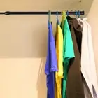 2 PCS Shower Curtain Rod Extendable Tension Pole Telescopic Office