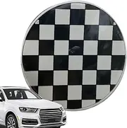 Auto Cup Holder Coaster,Car Interior Accessories Mat Non-Slip - Dustproof Plaid Texture Car Interior Accessories Mat, Absorbent Car Coaster Zankie