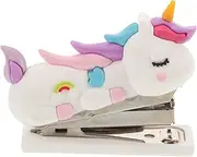 DOITOOL Mini Stapler Office Supplies Mini Office Plush Stapler Mini-Stapler Shape Portable Product Desktop Desk Hello Handheld Classroom Cute School Supplies Clip Silica Gel