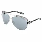 Affliction Sunglasses Baxter A Silver White/Silver with Case Tag and Box