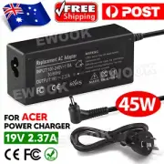 45W 19V 2.37A Laptop Charger AC Adapter For Acer Spin 3 SP314-53N 3.0*1.1mm