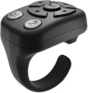 Byttlerom Wireless BT Shutter Release Button Mini Fingertip Ring Remote Control Phone Selfie Controller Self-