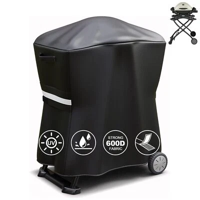 Heavy Duty BBQ Grill Cover for Weber Q100 Q200 Series Gas Grills