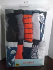 10 pk Cat and Jack Boys Boxer Brief Underware Size 16 (XL) Navy/Red Tagless