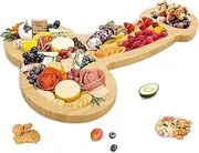 MAYISO Funny Aperitif Board, Solid Wood Charcuterie and Cheese Board, Novelty Kitchen Cutlery Wine Fruit Meat Tray, Kitchen Gifts (Small Length 10")