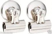 2 PC Piece METAL Work Shop Strong Magnetic Spring Clips Clamp Set Clamps fridge