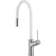 Oliveri Vilo Pull Out Mixer Tap White (VT0398B-WH)